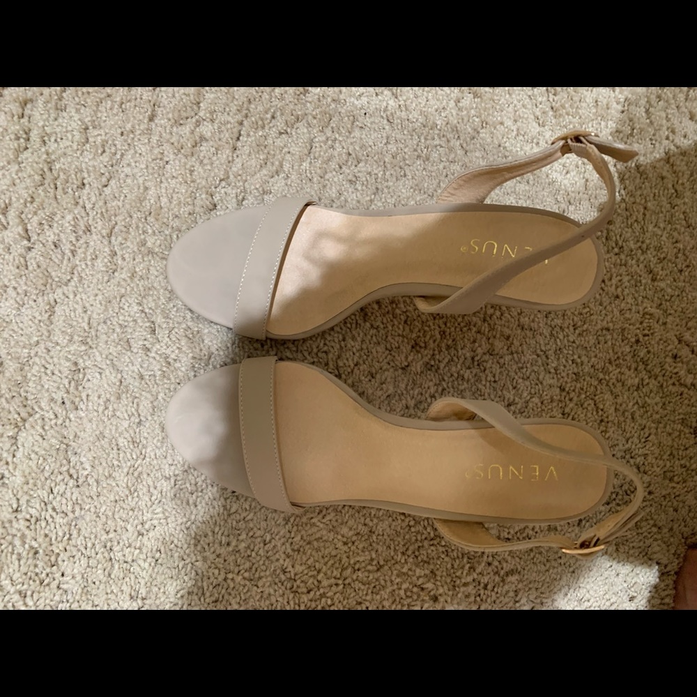 Tan sandals from Venus